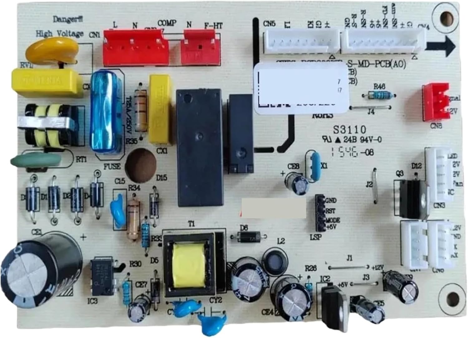CE-BCD196WE-D 17131000004321 Refrigerator Board CE-BCD308WE-S CE-BCD232WE-S 17131000000521 BCD-256/226 17131000000507(B Board)