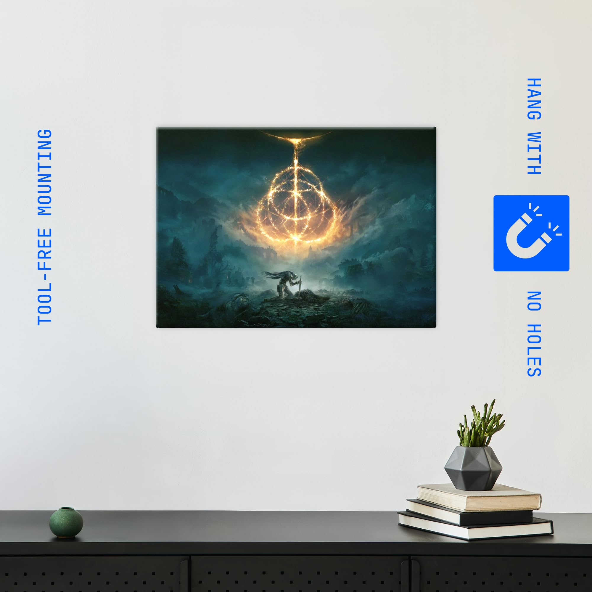 Amazon.com: Displate Elden Ring Metal Poster Magnetic Mounting