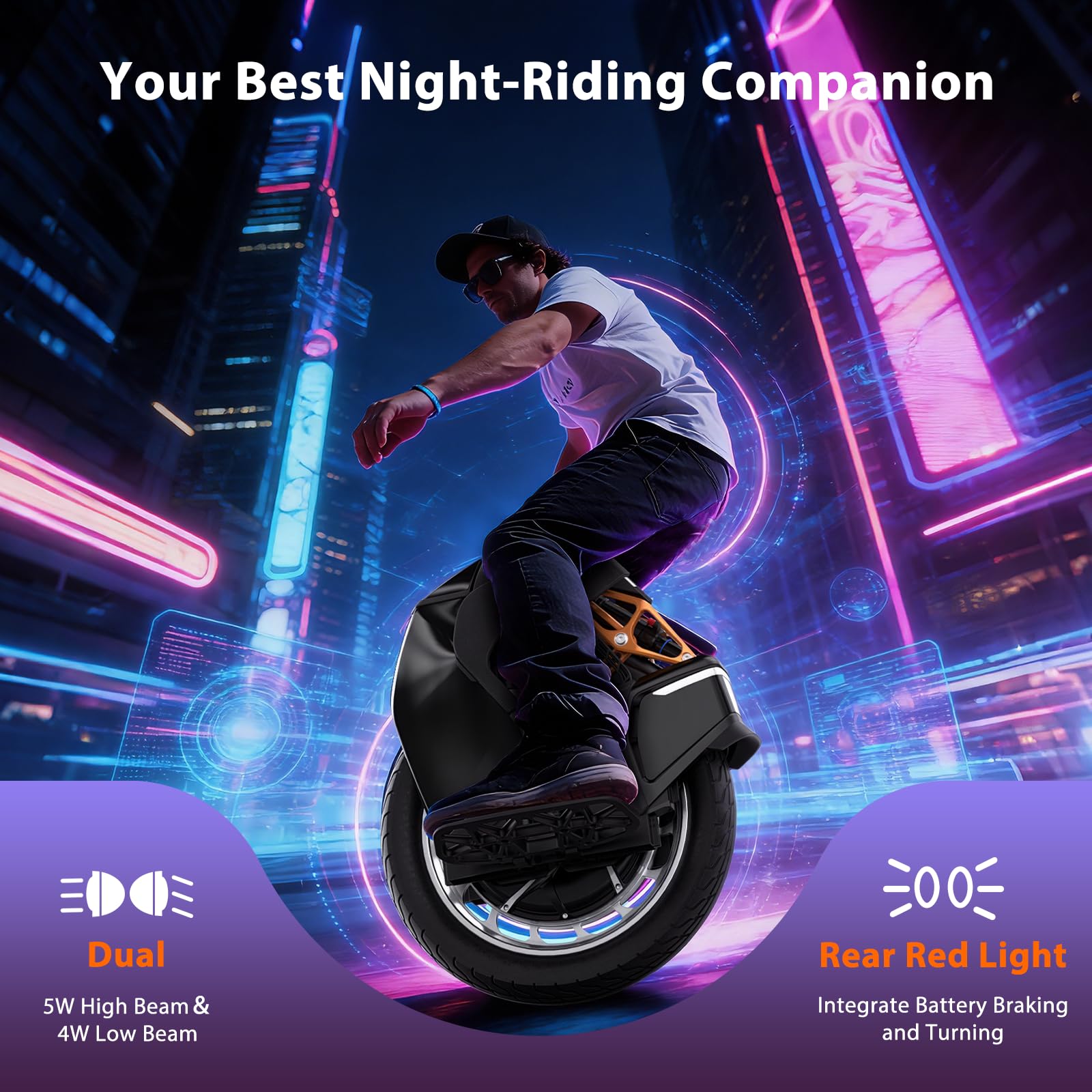 KINGSONG Monociclo Elettrico S18 Pro + nero 1110Wh, Moteur 2200W, Autonomia fino a 80km, Velocità limitata 25km/h, Pneumatico 18",