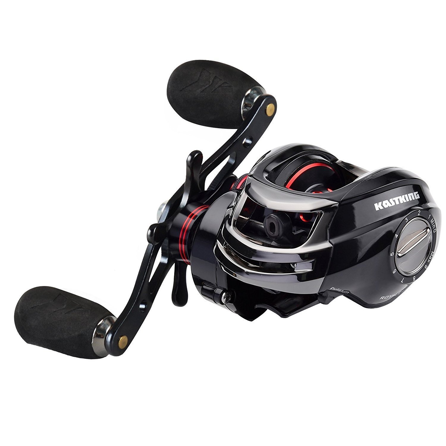 KastKing Royale Legend GT Baitcasting Reels, New Low Profile Design Baitcaster Fishing Reel, Magnet Braking System, 17.6 Lbs Carbon Fiber Drag, 5+1 Shielded Stainless Steel Bearings