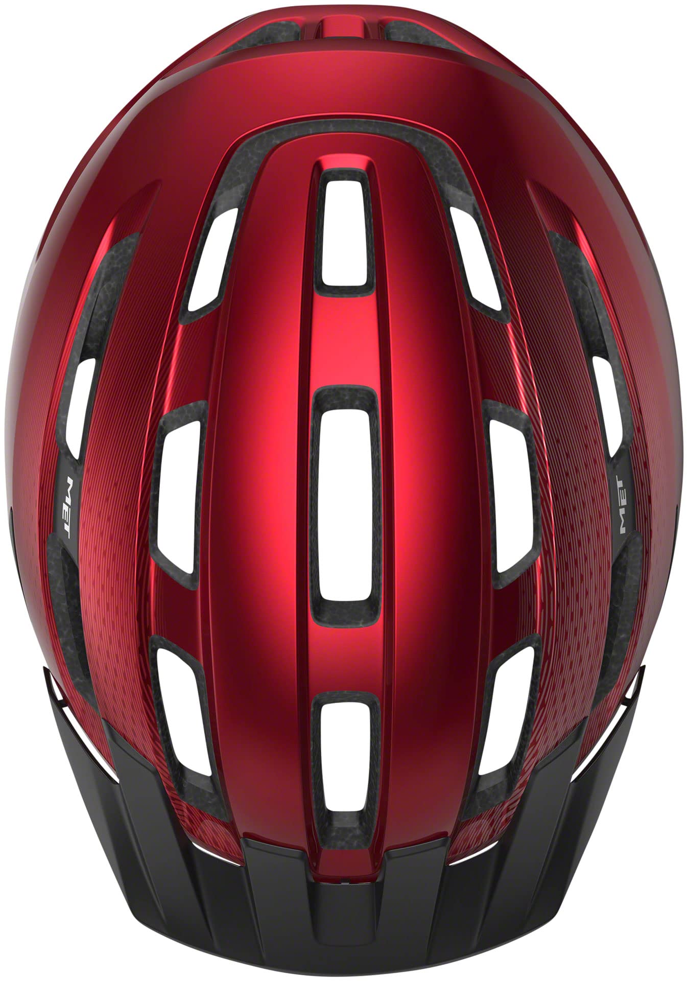 MET Downtown MIPS Helmet, Red Glossy, Small/Medium