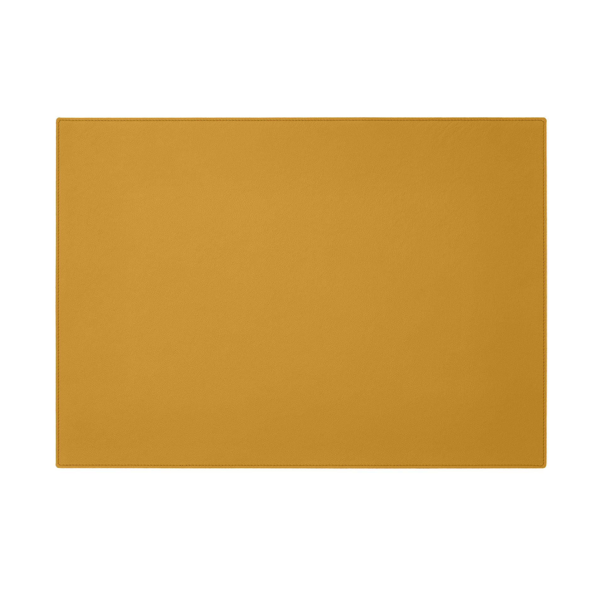 Eglooh - Palladio - Desk Mat for Office Made of Fine Real Leather Yellow - Desk Pad cm 70x50 - Large Mouse Pad with Handmade Stitchings and Non-Slip Bottom - Made in Italy โ image 1
