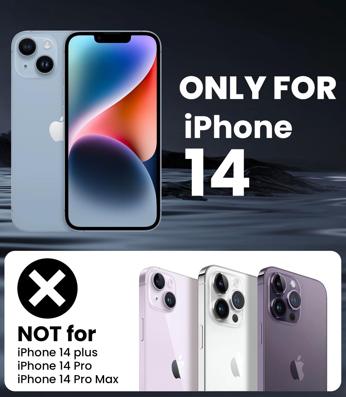 Handyhülle Für IPhone 14 Pro Max – Transparent, Mit Kartenfach, Stoßfest & Ultra-dünn