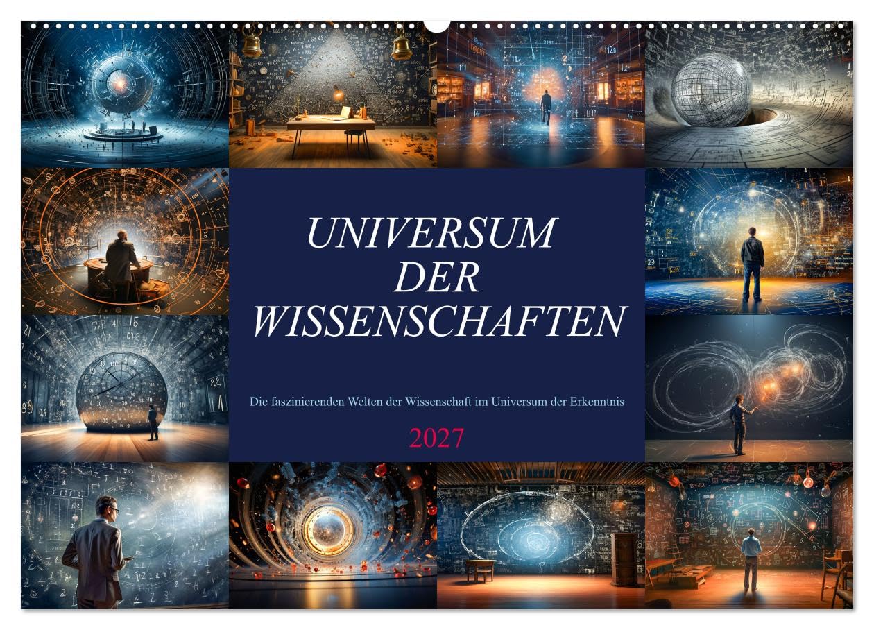 CALVENDO - Universum der Wissenschaften (Wandkalender 2027 DIN A2 quer), Monatskalender: Sie haben ihn gefunden, den einzigartigen Wandschmuck für ihr zu Hause oder ihr Büro.