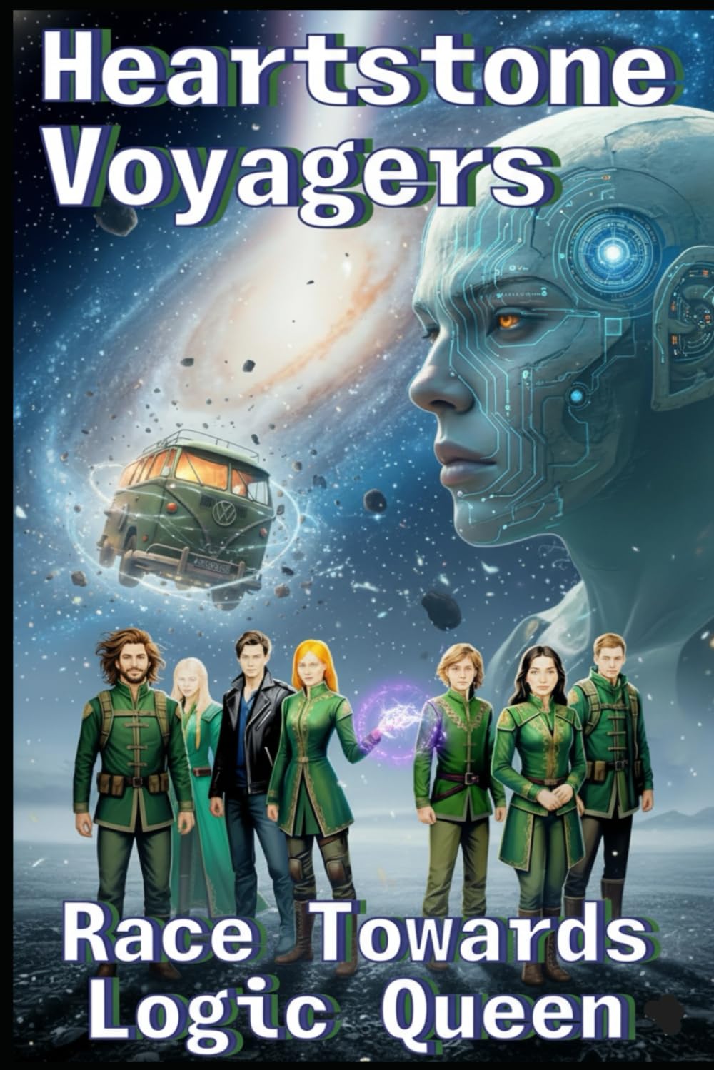 Heartstone Voyagers Book 11: Race to Logic: When Science Meets Magic, Found-Family, Emotion, Living Starship, AI Empire, Fantasy, Space Opera, Empire Saga, Emotions