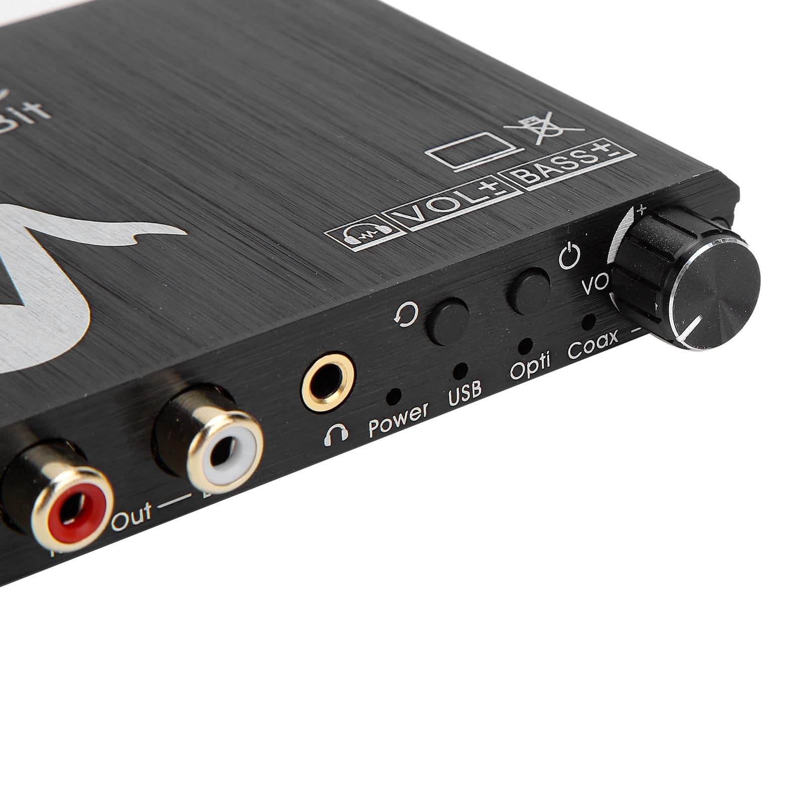 Generic Convertisseur Optique Coaxial 3.5mm, Convertisseur DAC avec élimination du Bruit et Taux D'échantillonnage de 24 Bits pour le Divertissement à Domicile