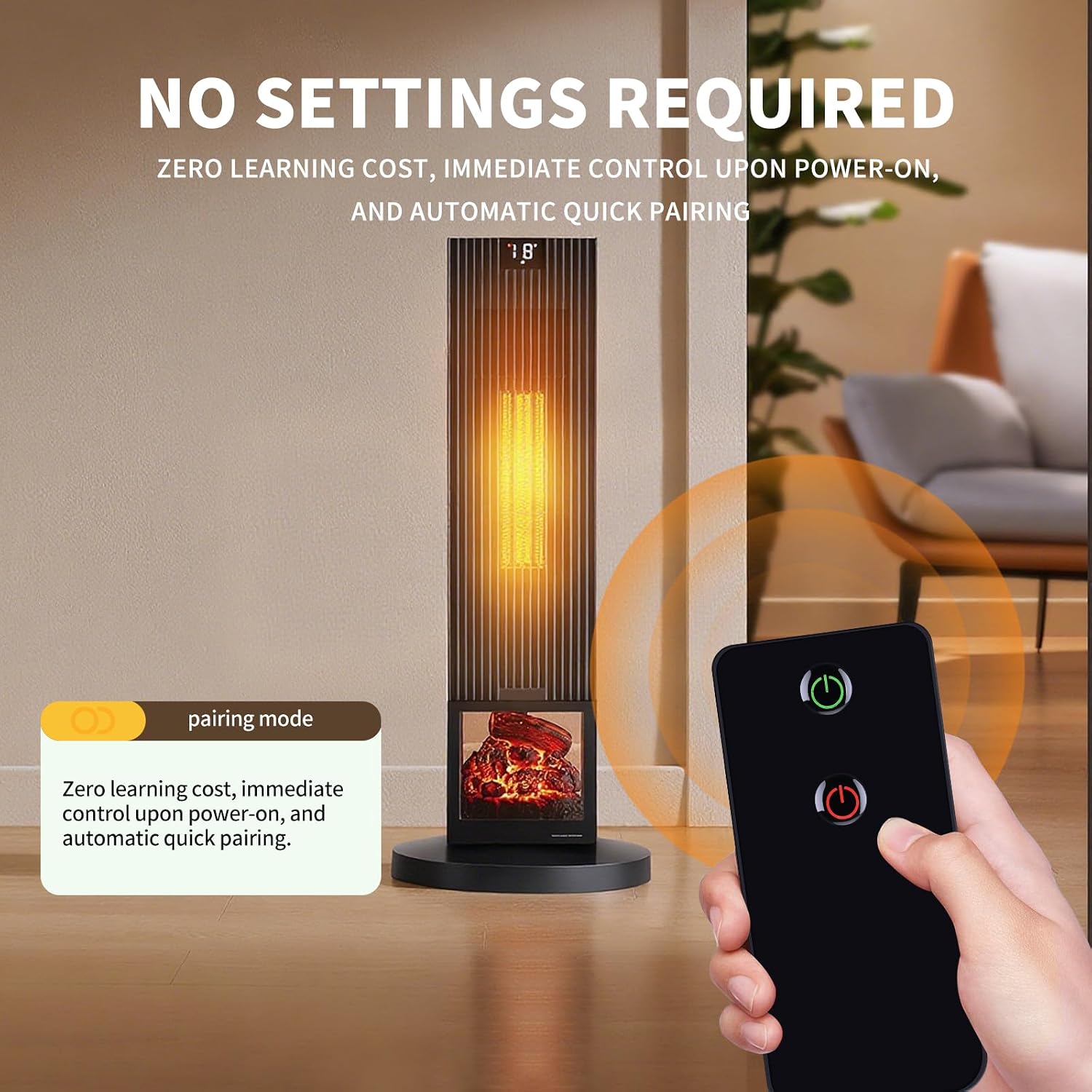 Replace Remote for Luminara RealFlame LED Flameless Candles image 2