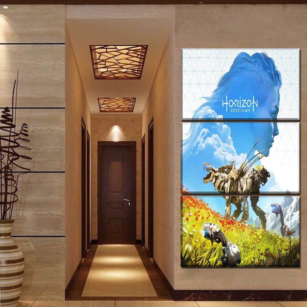 Peintures décor à la maison jeu fille pour habiller un mur vide de salon