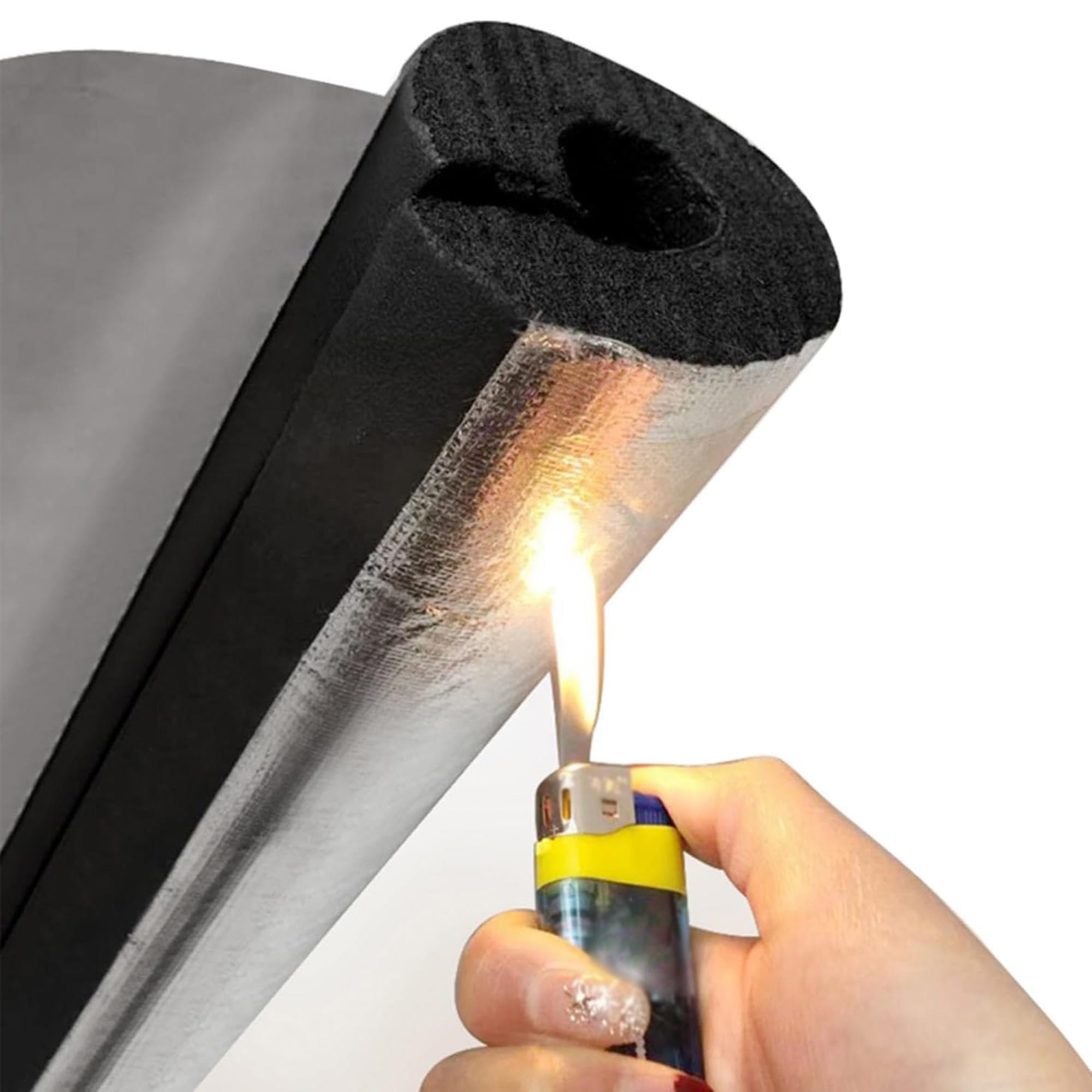 Samoprzylepna aluminiowa samoprzylepna izolacja rur z pianki