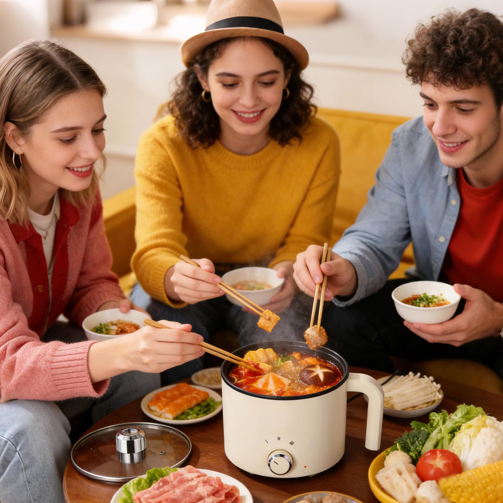 Pentola elettrica per noodle, protezione personale contro il surriscaldamento