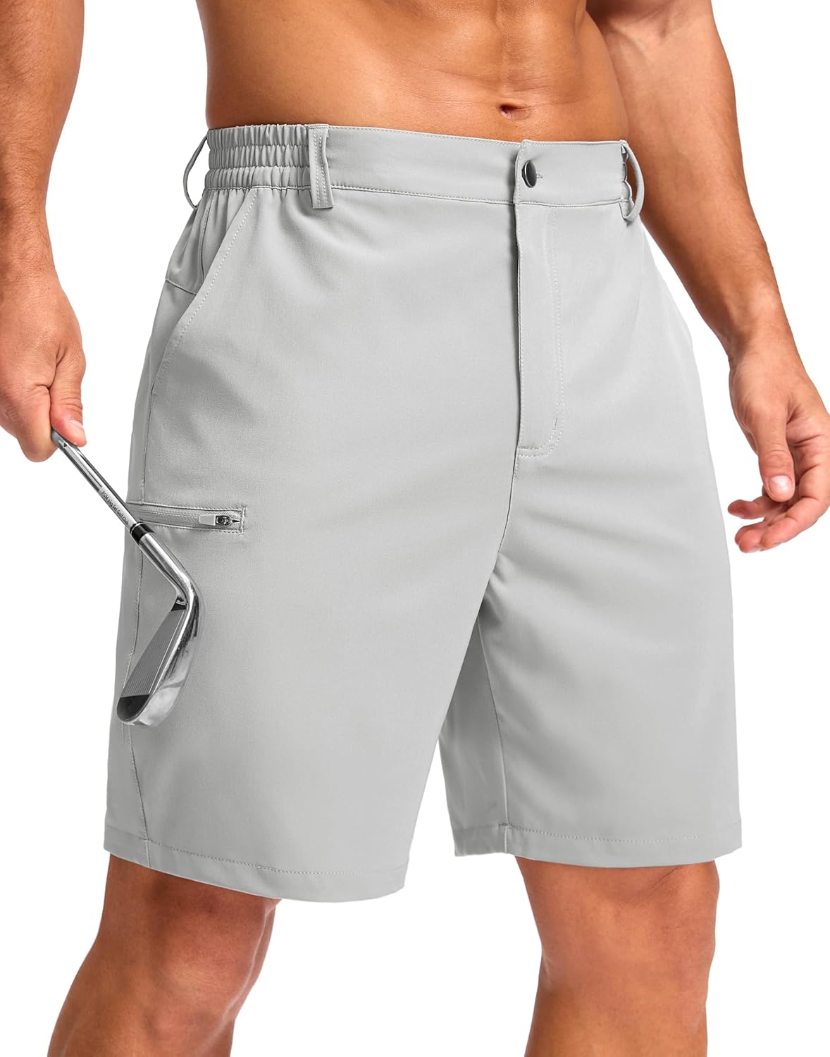 G Gradual Men's Casual Shorts 7"/ 9"/ 5" Lightweight 4 Pockets Stretch Quick-Dry Summer Shorts for Golf Work Hiking Trips