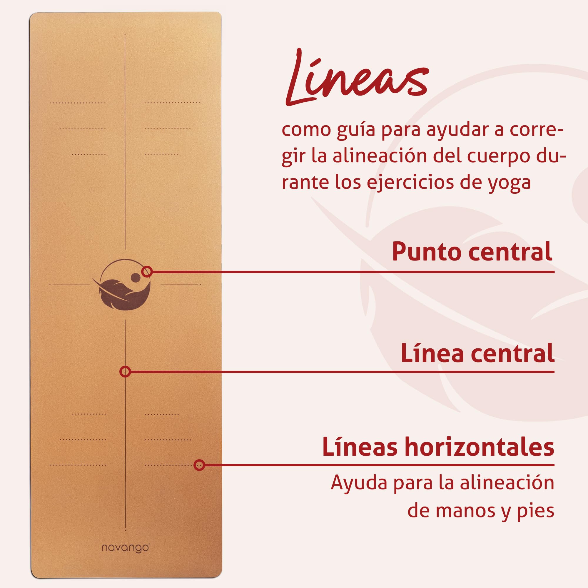 Esterilla de Yoga de Corcho | Goma Natural 183 x 61 x 0,4 cm