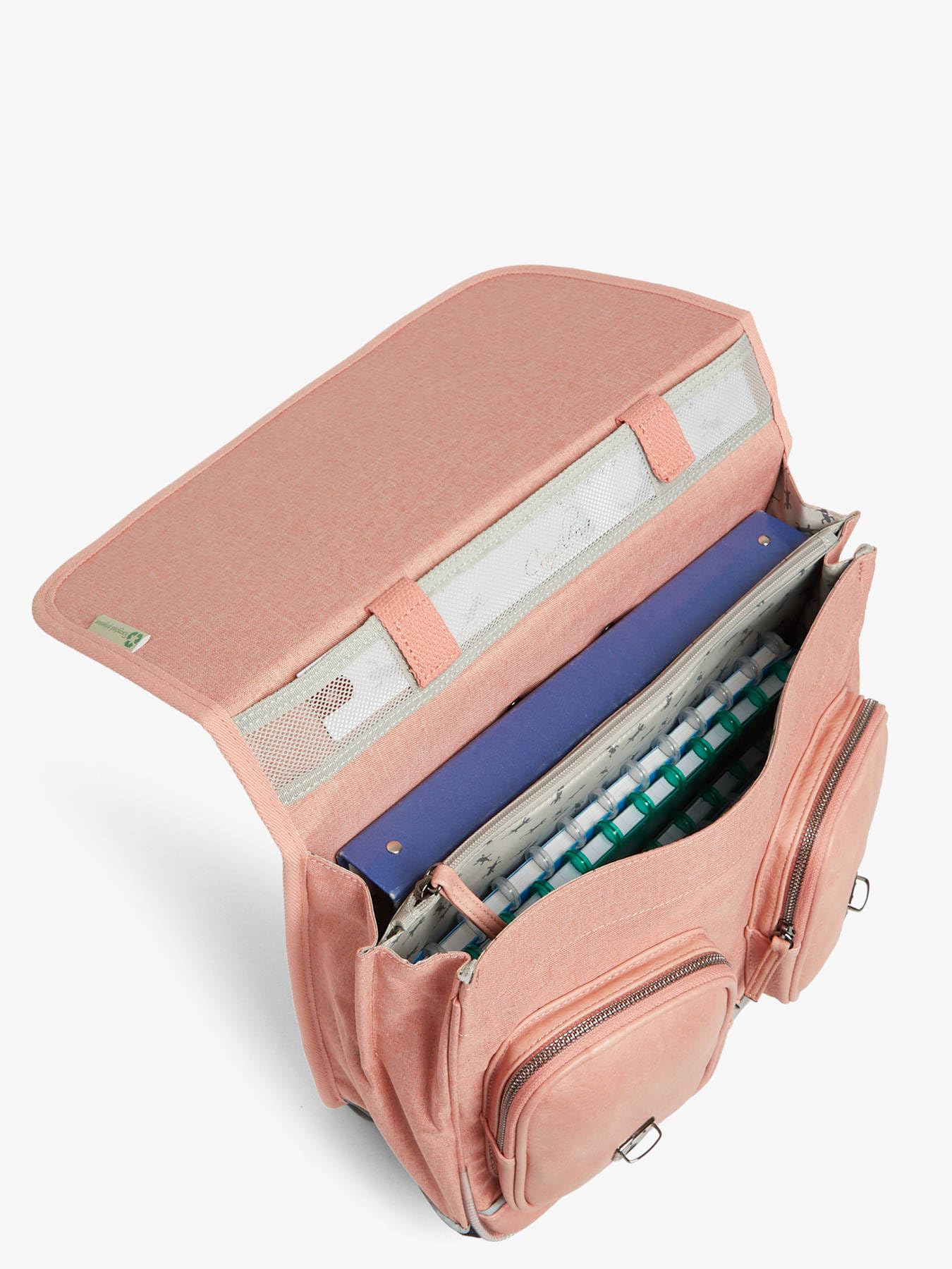 Cameleon Cartable à roulettes Rose 38cm Vintage avec 2 compartiments - Idéal pour l'école primaire et la rentrée scolaire en CP, CE1 et CE2 pour fille et garçon