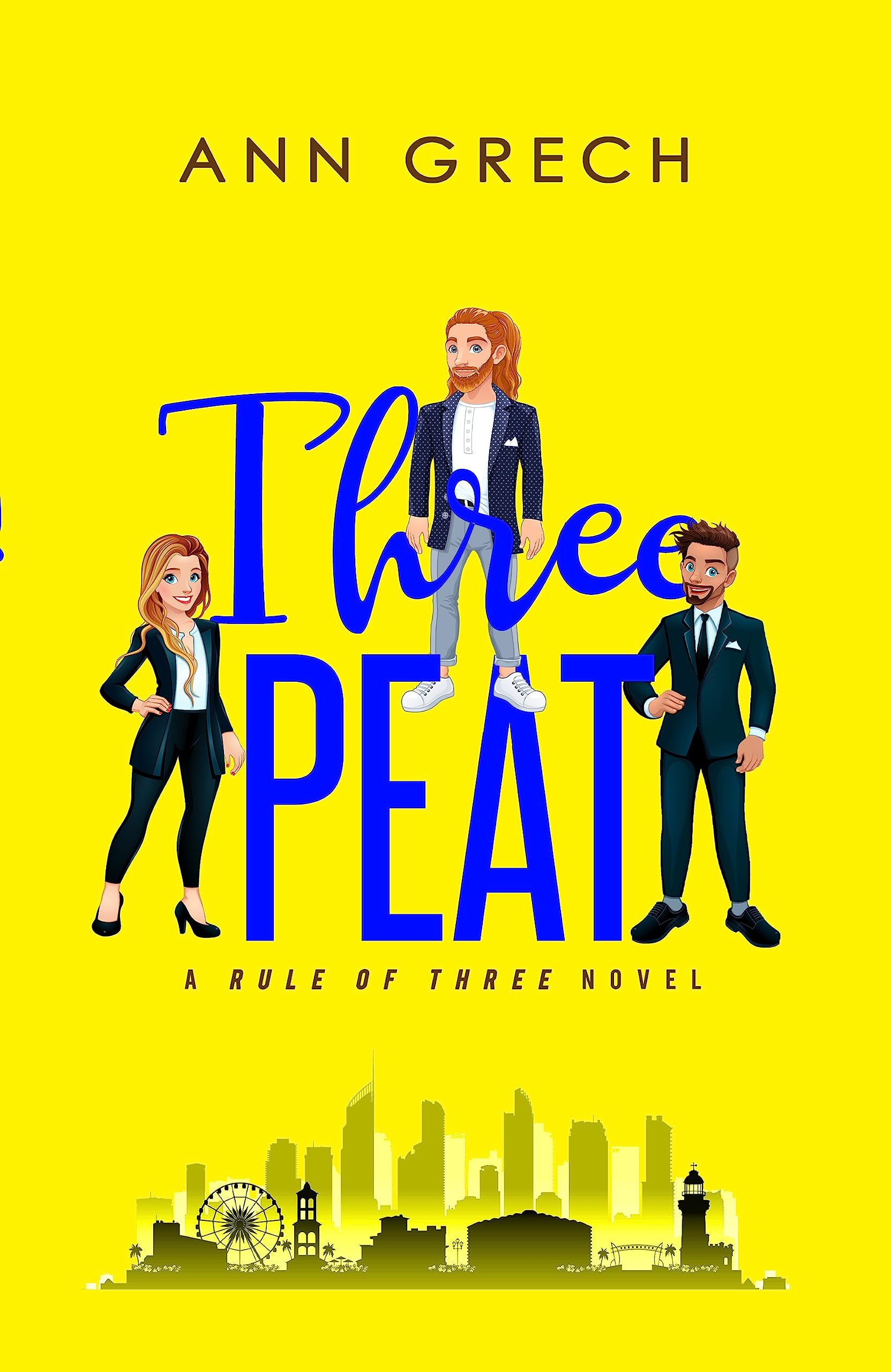 Threepeat: An MMF Bisexual Ménage Romance Novel (Rule of Three Book 3)