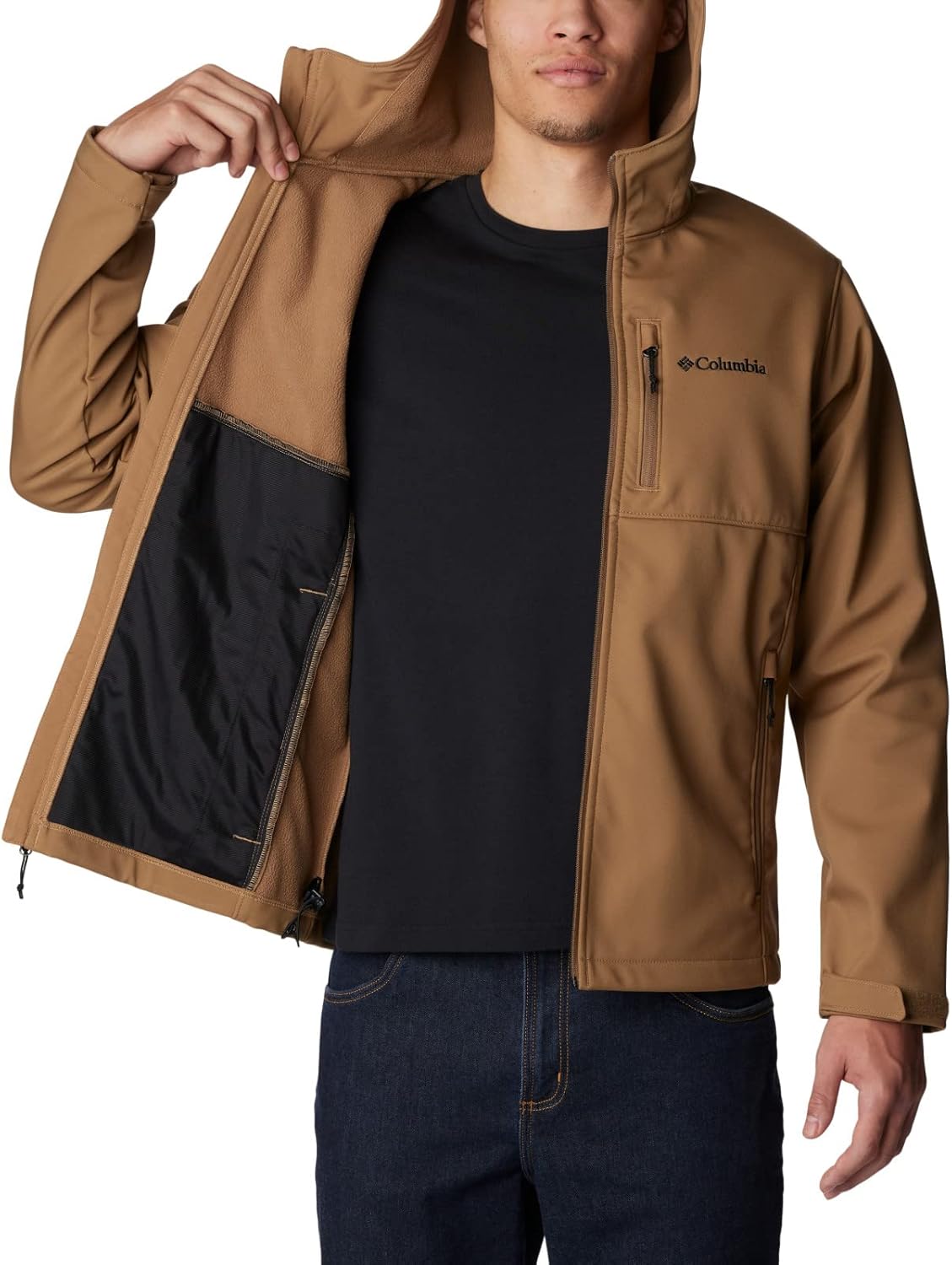 Columbia Men's Ascender Hooded Softshell Jacket Large Tall Delta