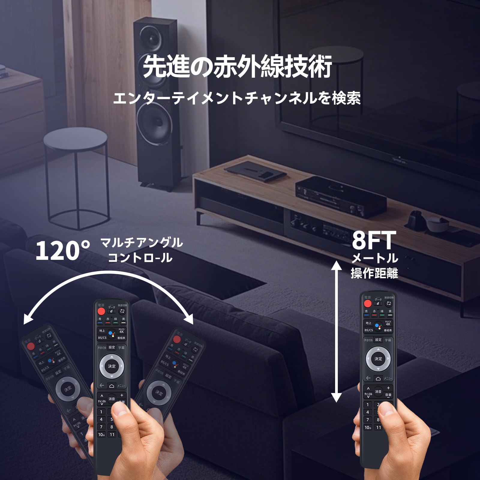 Amazon | 4Kチューナー リモコン TZTZZ01RPVJ for Panasonic