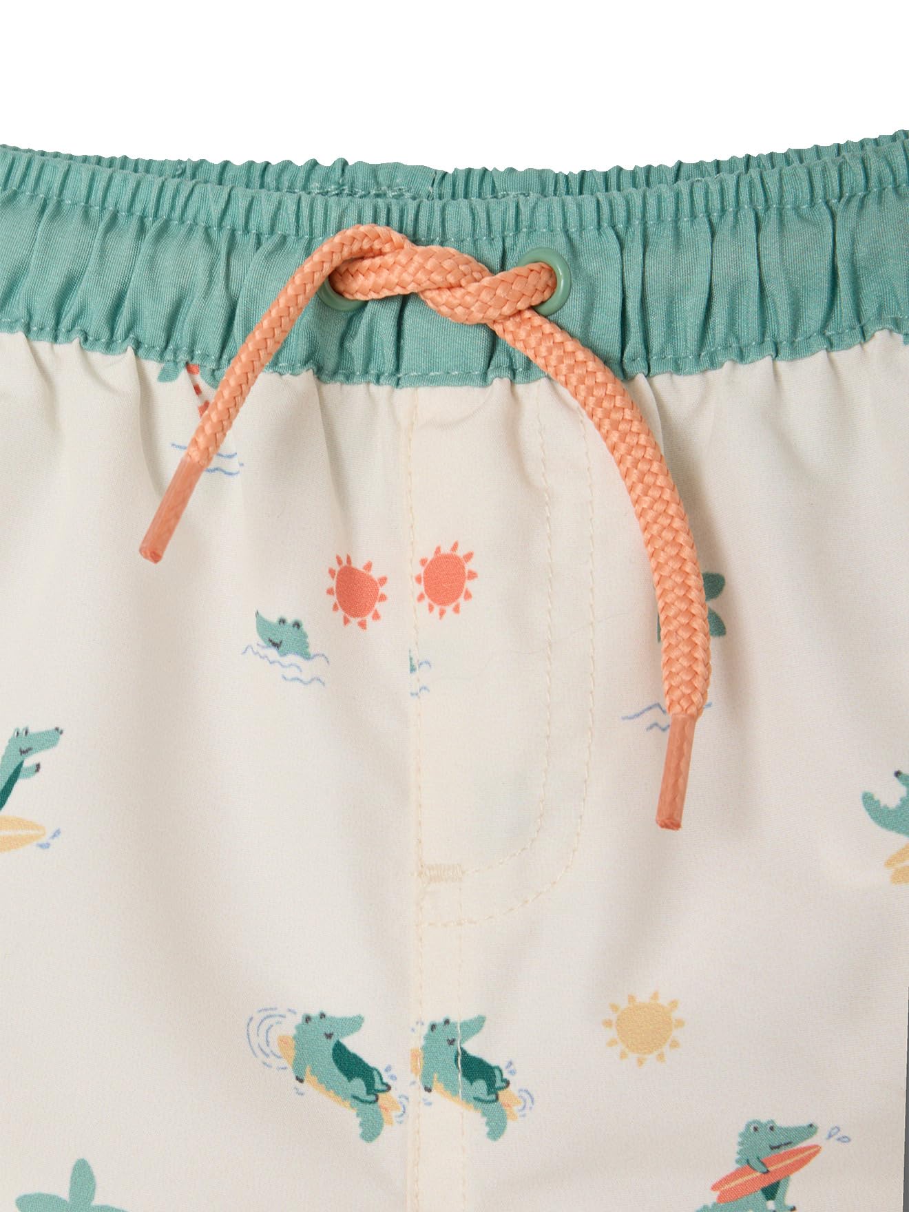 Vertbaudet Badeshorts Krokodile Baby Jungen