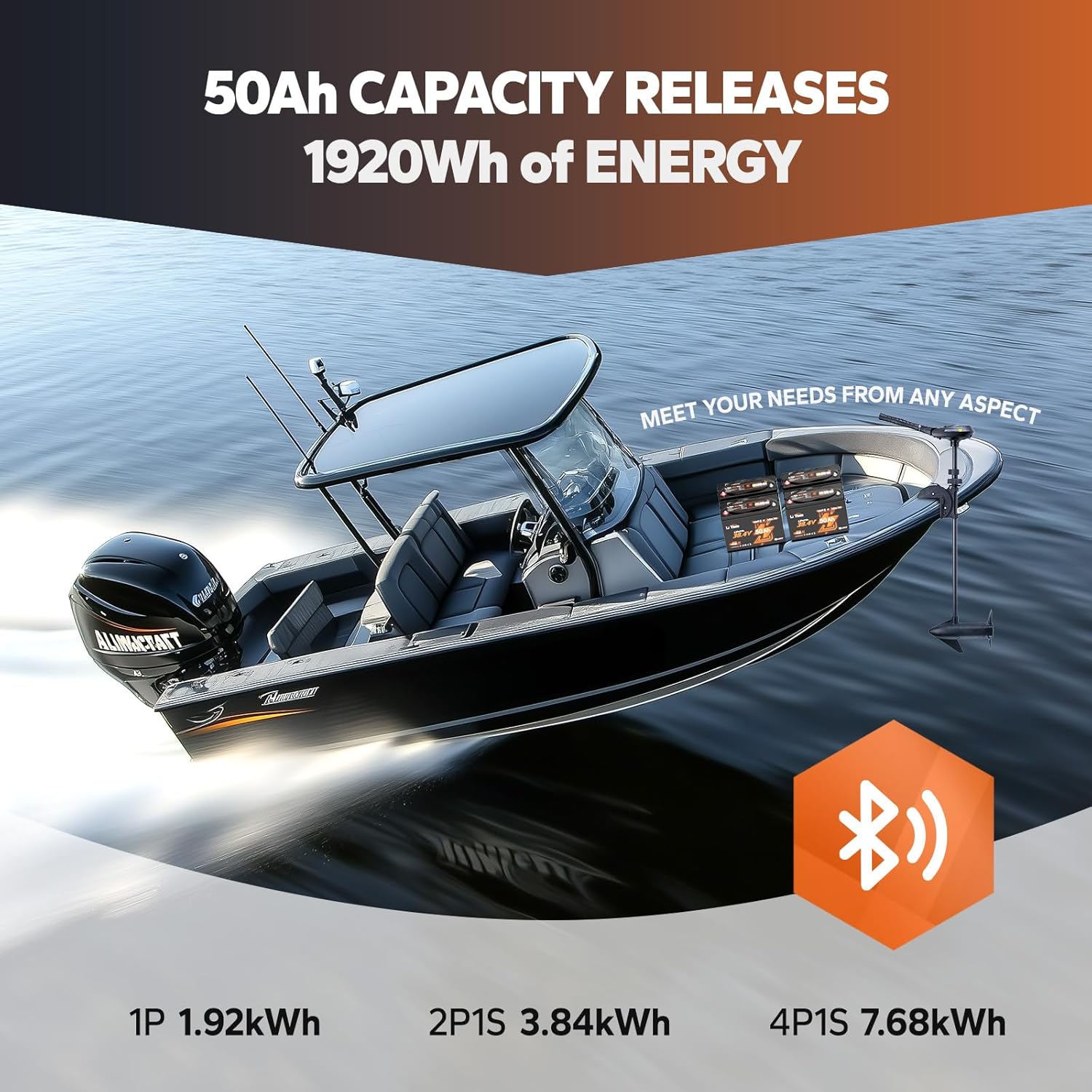 LiTime 36V 50Ah Trolling Motor Bluetooth Low-Temp Protection LiFePO4 Battery Buit in 50A BMS, Deep Cycle Group31 Lithium Iron Phosphate Battery Perfect for Trolling Motors, Marine, Boat, Home Energy