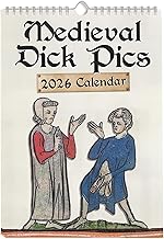 2026 Calendar UK, Medieval Pics Wall Calendar 2026 UK 2026 Wall Planner, Office Product, 2026 Wall Calendar 2026 Medieval Themed for Organizing Schedules in Homes or Studies