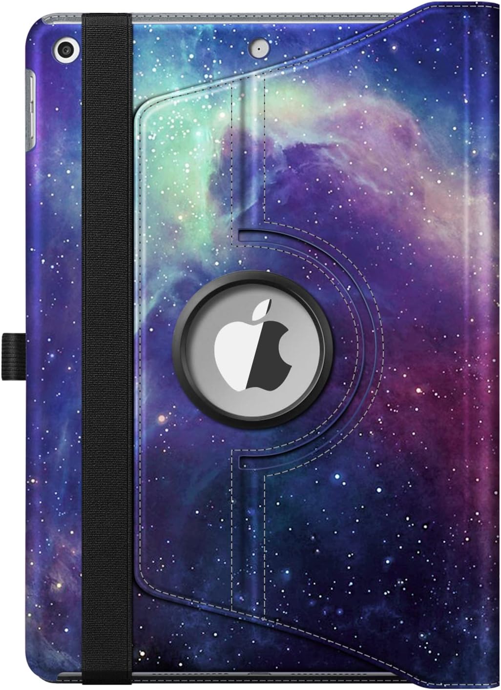 Fintie Case for iPad 9th / 8th / 7th Generation (2021/2020/2019), iPad 10.2 Inch Case -360 Degree Rotating Stand Protective Back Cover, Supports Auto Wake/Sleep, Galaxy