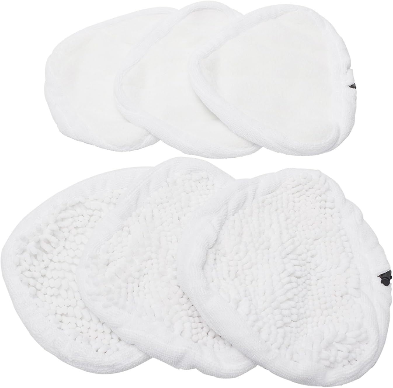 LTWHOME Replacement Microfiber Mop Pads and Coral Pads Set