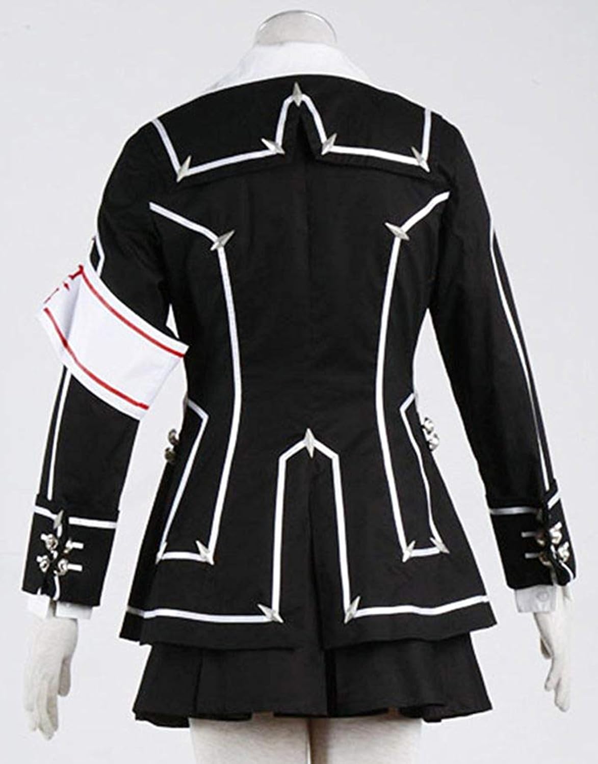 Cosplay Costume Knight School Night Uniform Class Women's Black Skirt