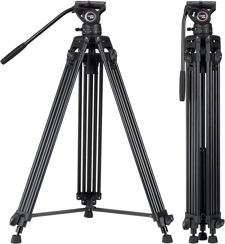 Cayer BV30 alumínium videó tripod 360° folyadék fejjel, DSLR kamerához
