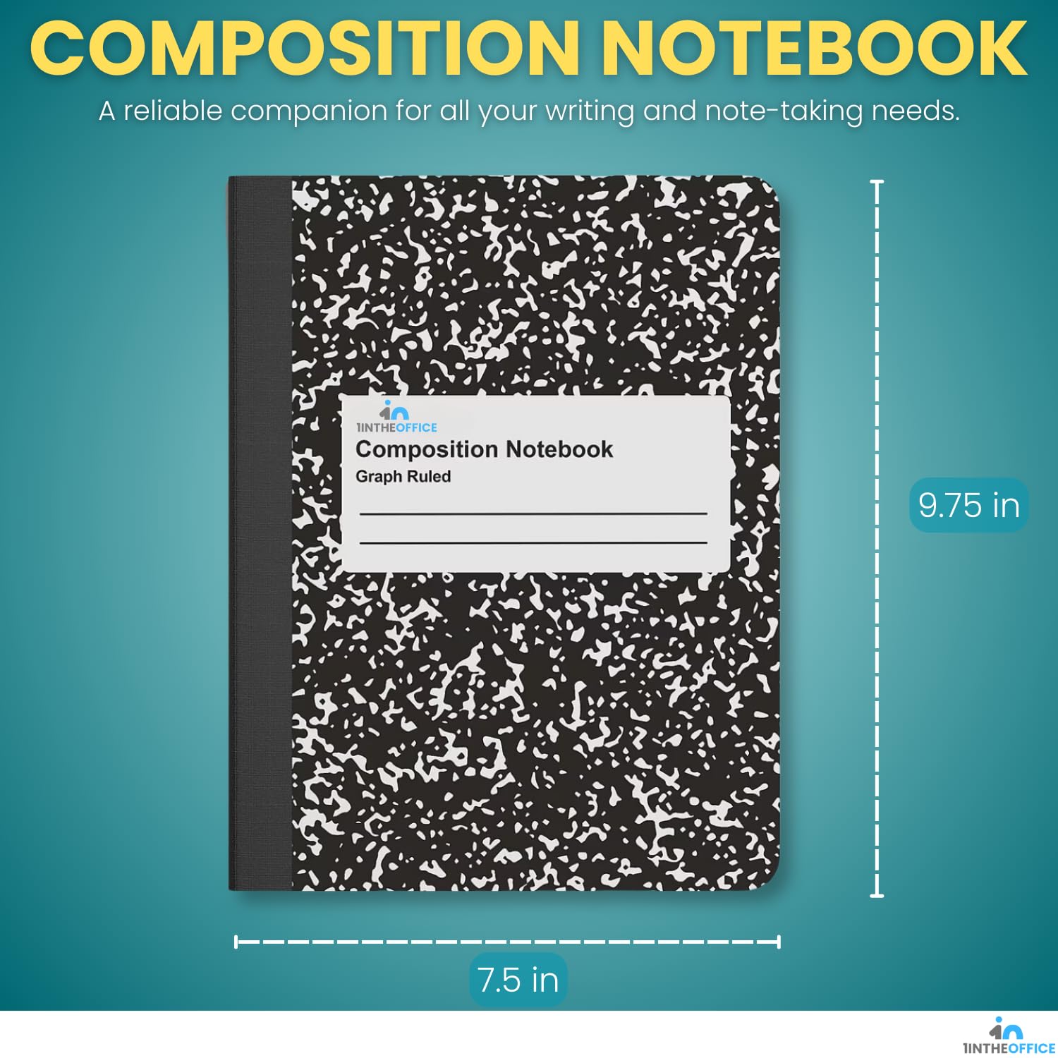 Snapklik.com : Graph Paper Composition Notebook, Graph Ruled Notebook ...
