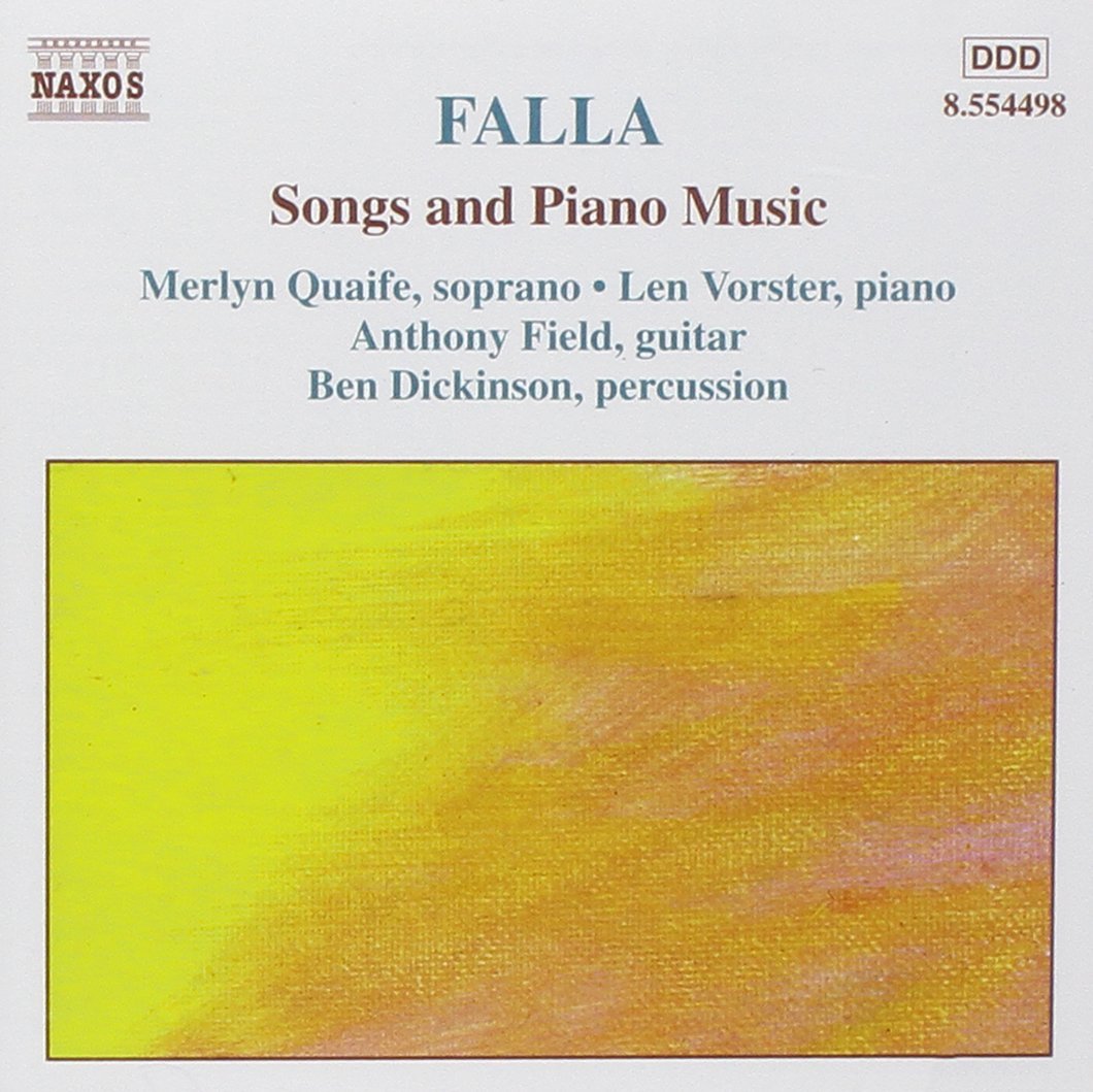 Falla: Songs and Piano Music