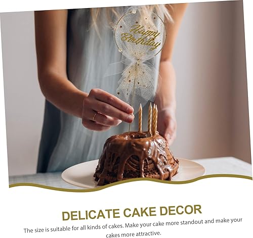 Miniatura 3 de Gadpiparty 6 piezas de decoración de tartas, pasteles de frutas, decoraciones de boda para ceremonia, boda, cupcakes, mariposas para decoración de