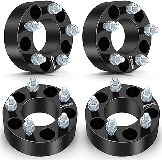 ECCPP Two Pair of 5 Lug 50mm Wheel Spacers Adapter 5x114.3mm to 5x114.3mm 2" 5x4.5 to 5x4.5 12x1.5 Studs Fit for 1995-2000 for Avenger 1993-2004 for Intrepid