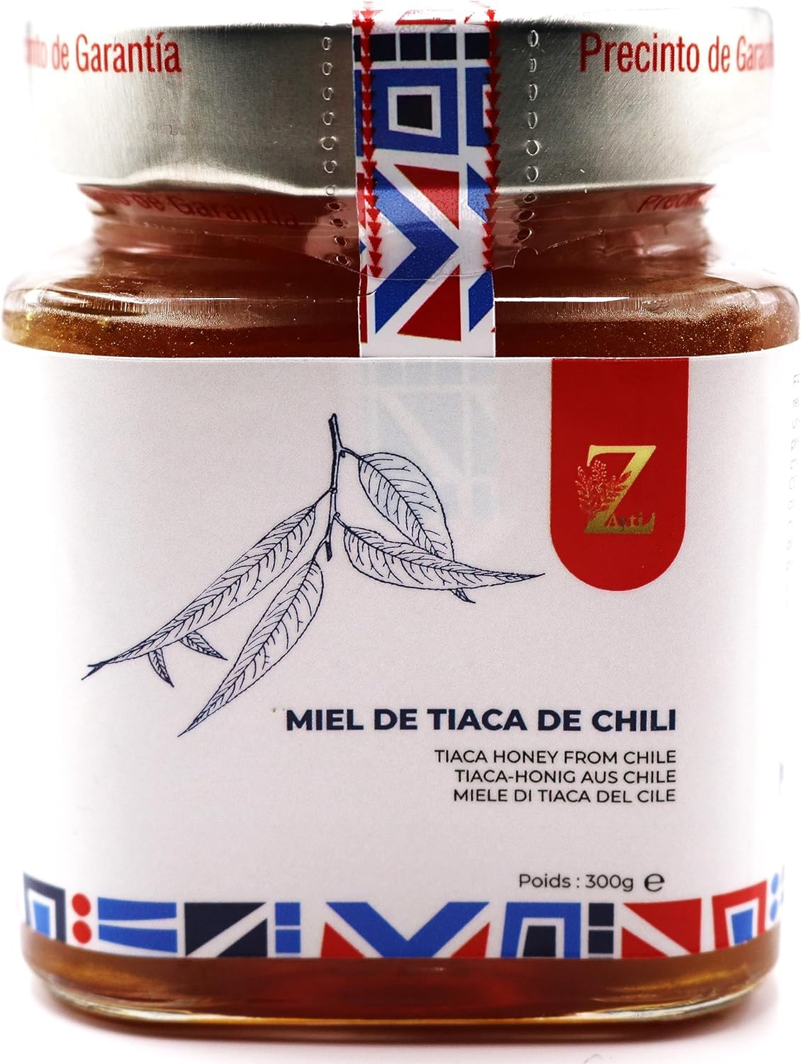 100% czysty miód Tiaca Odkryj autentyczność Gourman. Naturalny skarb chilijskiej Patagonii. Słoik 300 g