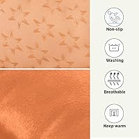 Vista 70 de Dog Bed Mat Soft Comfortable Anti-Slip Bottom Pet Mat Washable Cat Kennel Crate Pad for Small Medium Large Pets 18x24in Hot Pink Beige