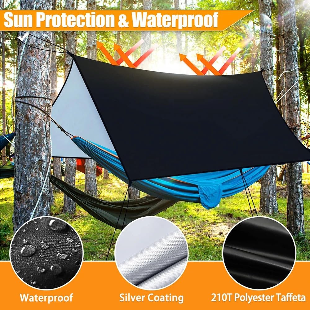 Amaca da Giardino Tenda per Amaca Portatile Tenda da Campeggio per Esterni Grande Tenda Multifunzionale Amaca da Campeggio(MC)