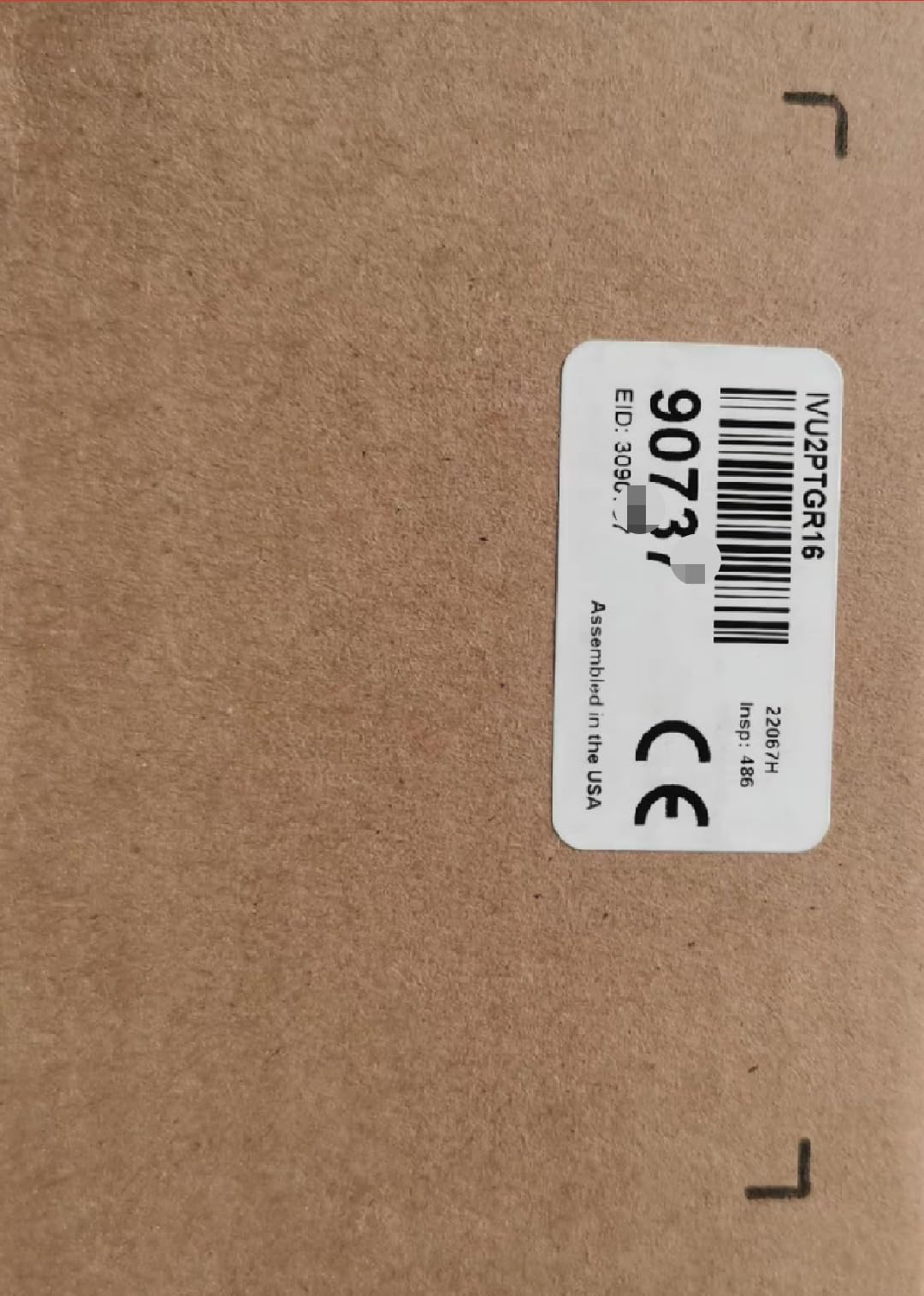 IVU2PTGR16 Industrial Camera