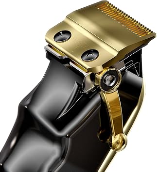 5 Star Gold Cordless Magic Clip [Professional Hair Clippers for Professional Hair Clippers for Fade Cut]