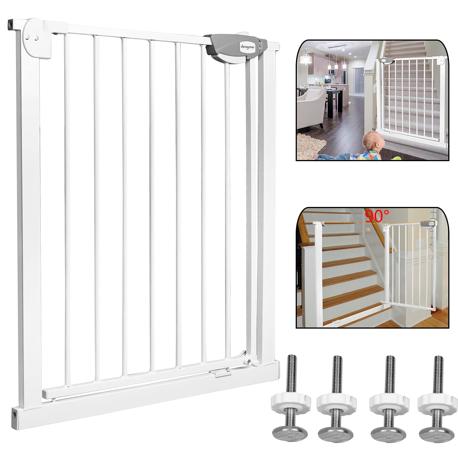 Barrera De Seguridad Ampliable, Barrera De Escalera, Barrera De Seguridad, Para Bebés Y Mascotas