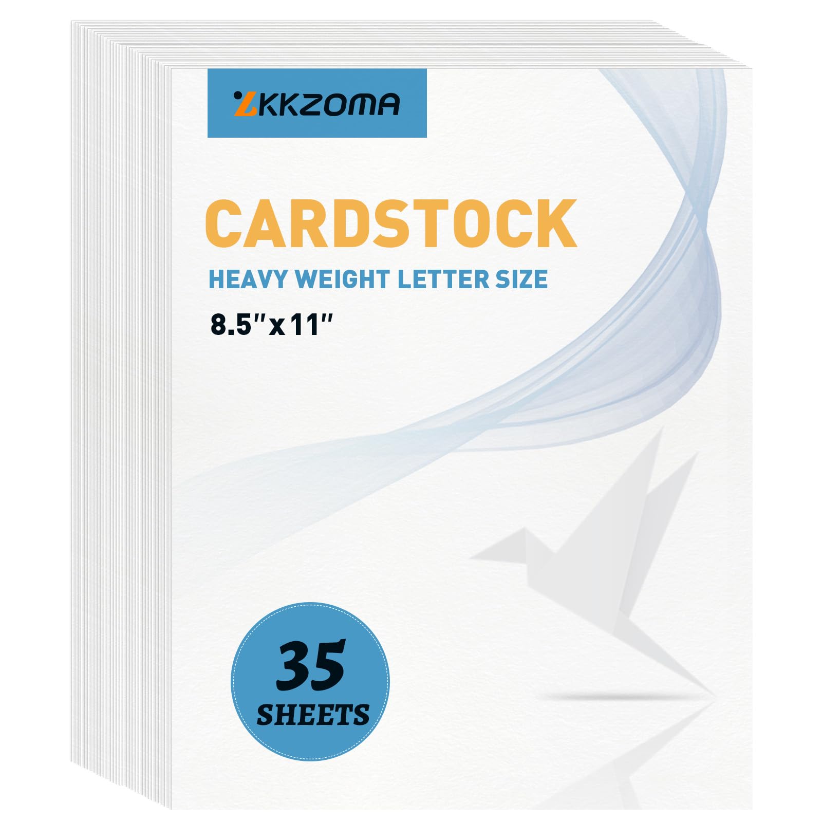 Sheets White Cardstock Paper,8.5 x 11 Letter Size 85lb Thick Printer Paper for Invitations, Menus, Scrapbooking,Arts and Crafts (White, 35) image 2