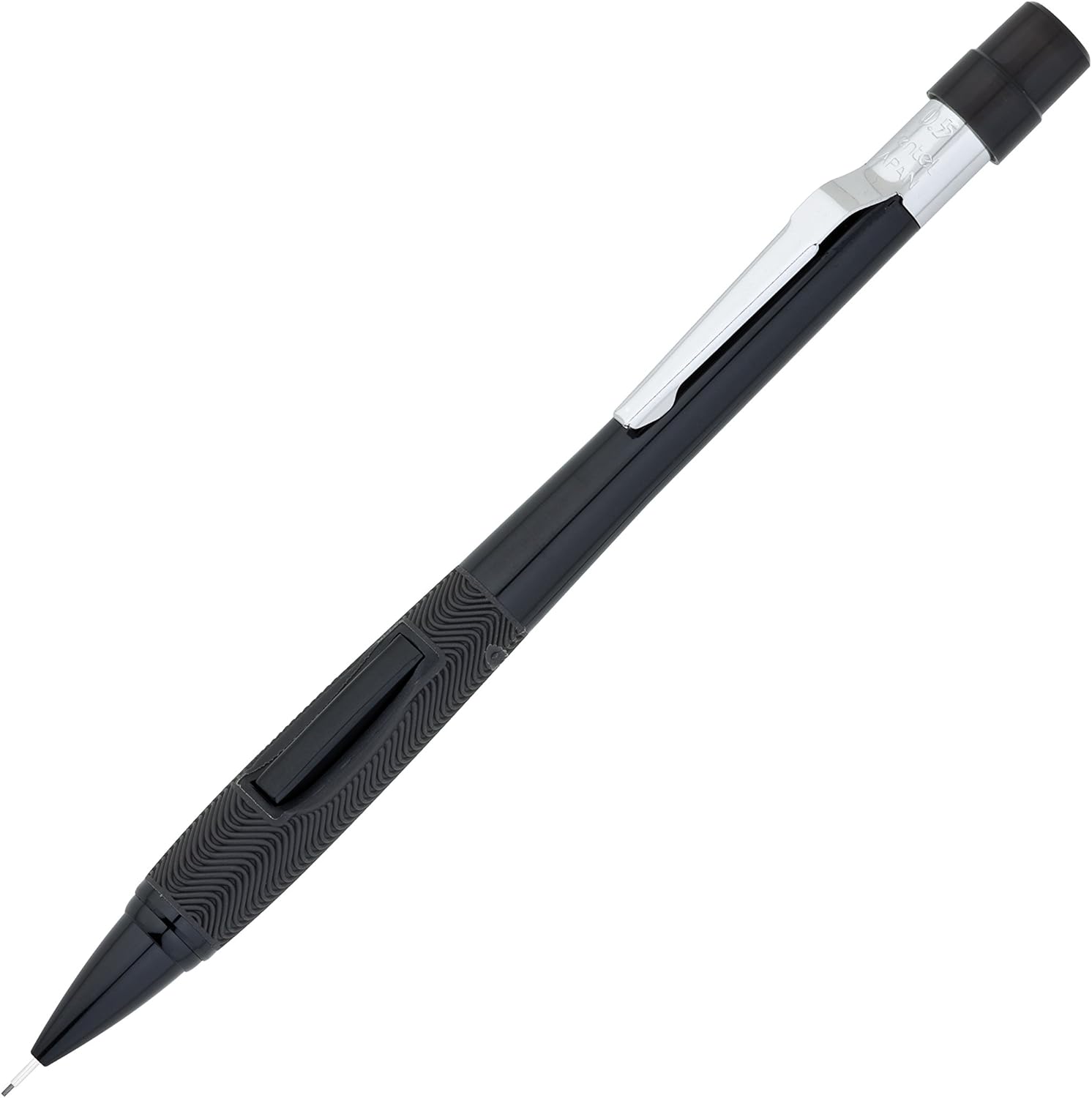 Pentel PD345A, Quicker Clicker™, Automatic Pencil, 0.5mm Lead Size, Black Barrel, Box of 12