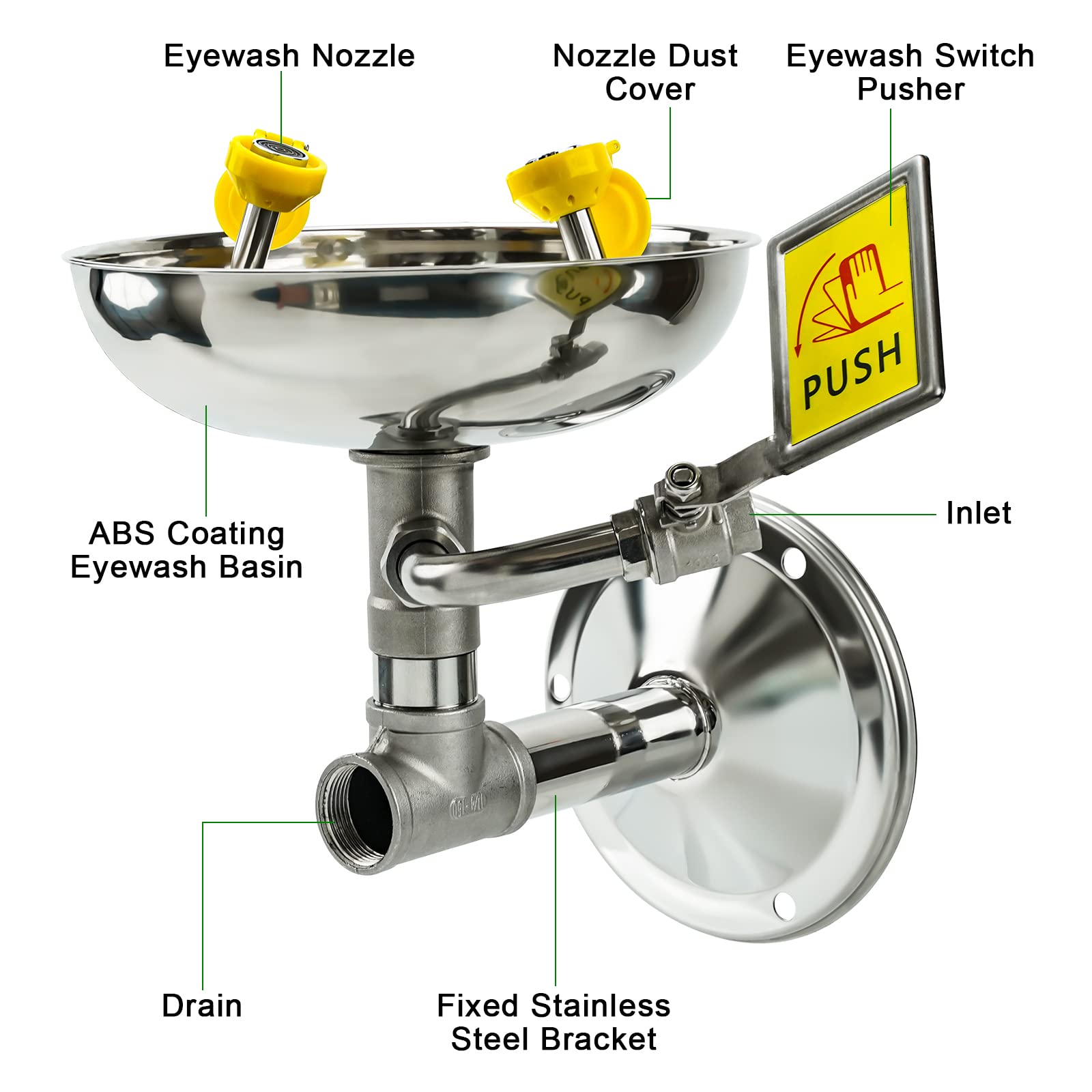 Eye Wash Station Eergency – Wall Ounted Eyewash Philippines | Ubuy - View #6