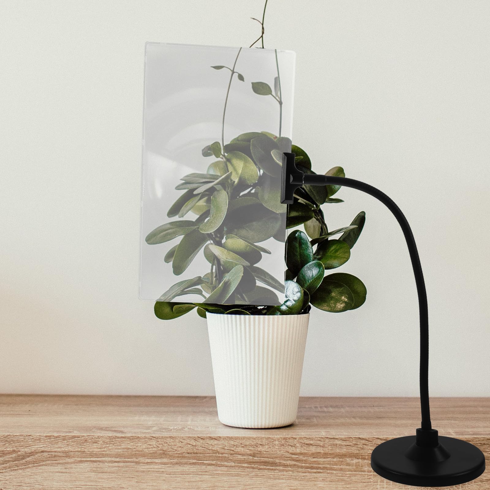 Tischlupe mit Fresnel Linse und Flexiblem Schlauch 4 Fache Vergrößerung für Stickerei und Wartungsarbeiten für Hobby und Handwerk