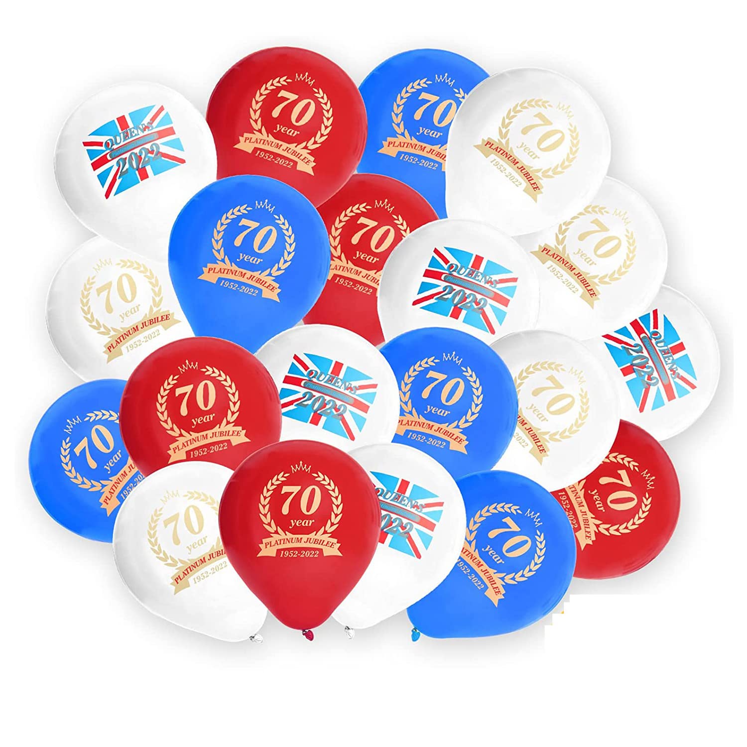 Buy 20 Pcs Platinum Jubilee Decorations 2022, Queens Platinum Jubilee