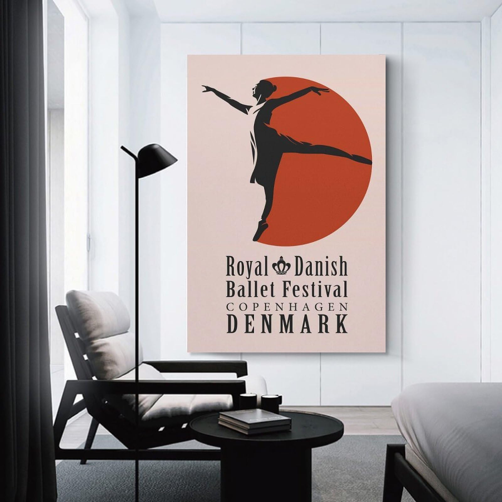 Junmoney Room Decor Wall Art Royal Danish Ballet Festival, 20x30inch(50x75cm), for Gallery Wall Layouts in Home Or Office, Home Wall Art for Statement Displays