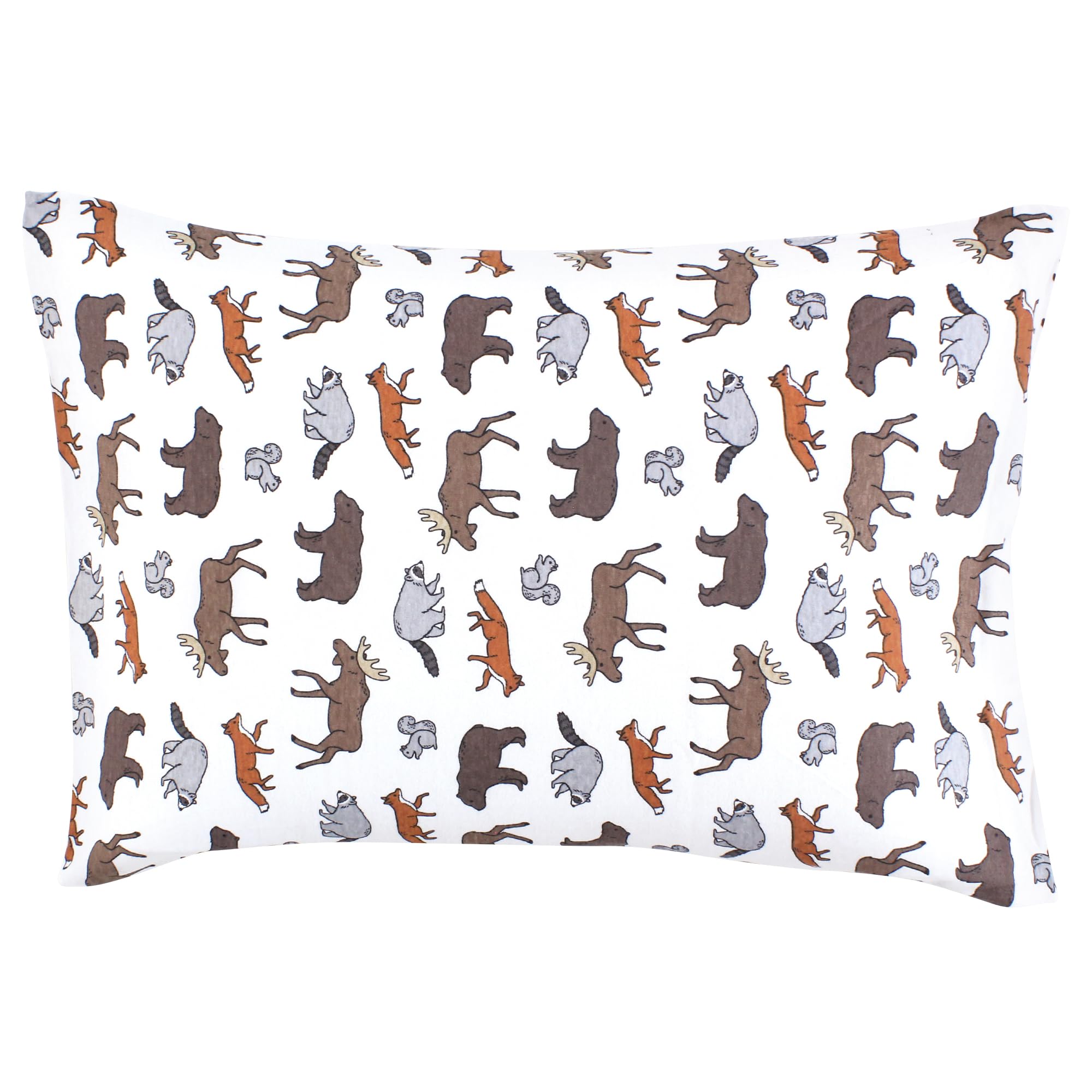 Hudson Baby Unisex Baby Cotton Toddler Pillow Case, Animal Adventure, One Size