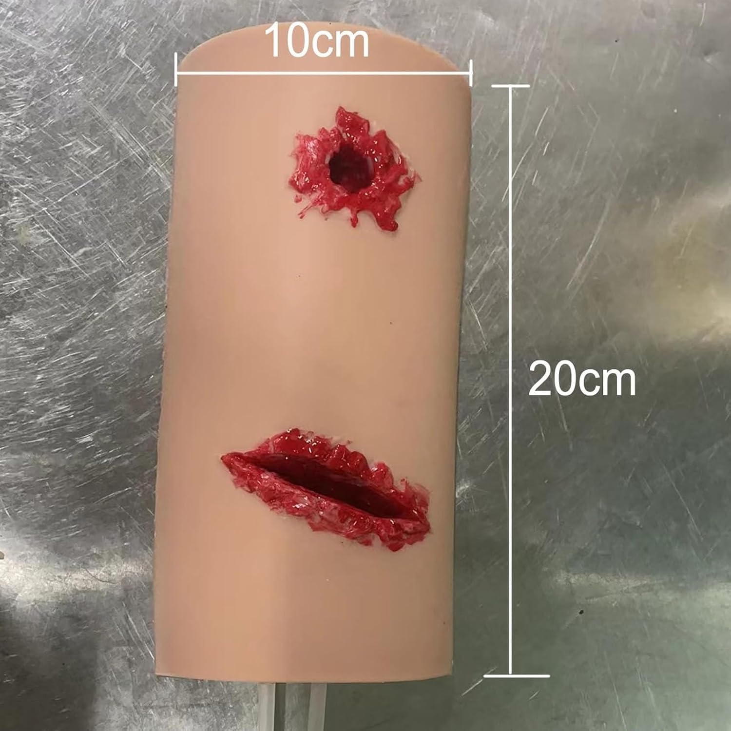 Trener pakowania ran, model symulacji kontroli krwawienia, ćwiczenie technik opatrunku hemostatycznego, nadaje się do prania i wielokrotnego użytku do treningu medycznego