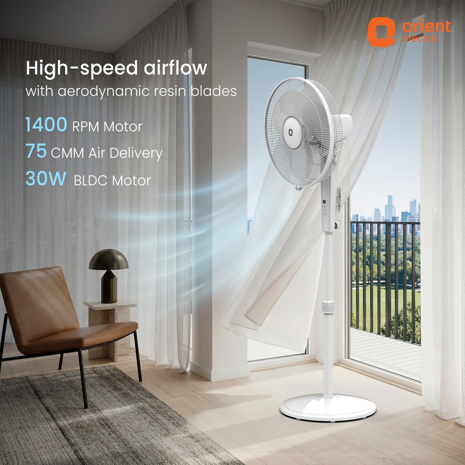 Orient Harrier Fan: Energy-Saving & Quiet Cooling -3 Orient Harrier Fan: Energy-Saving & Quiet Cooling -3