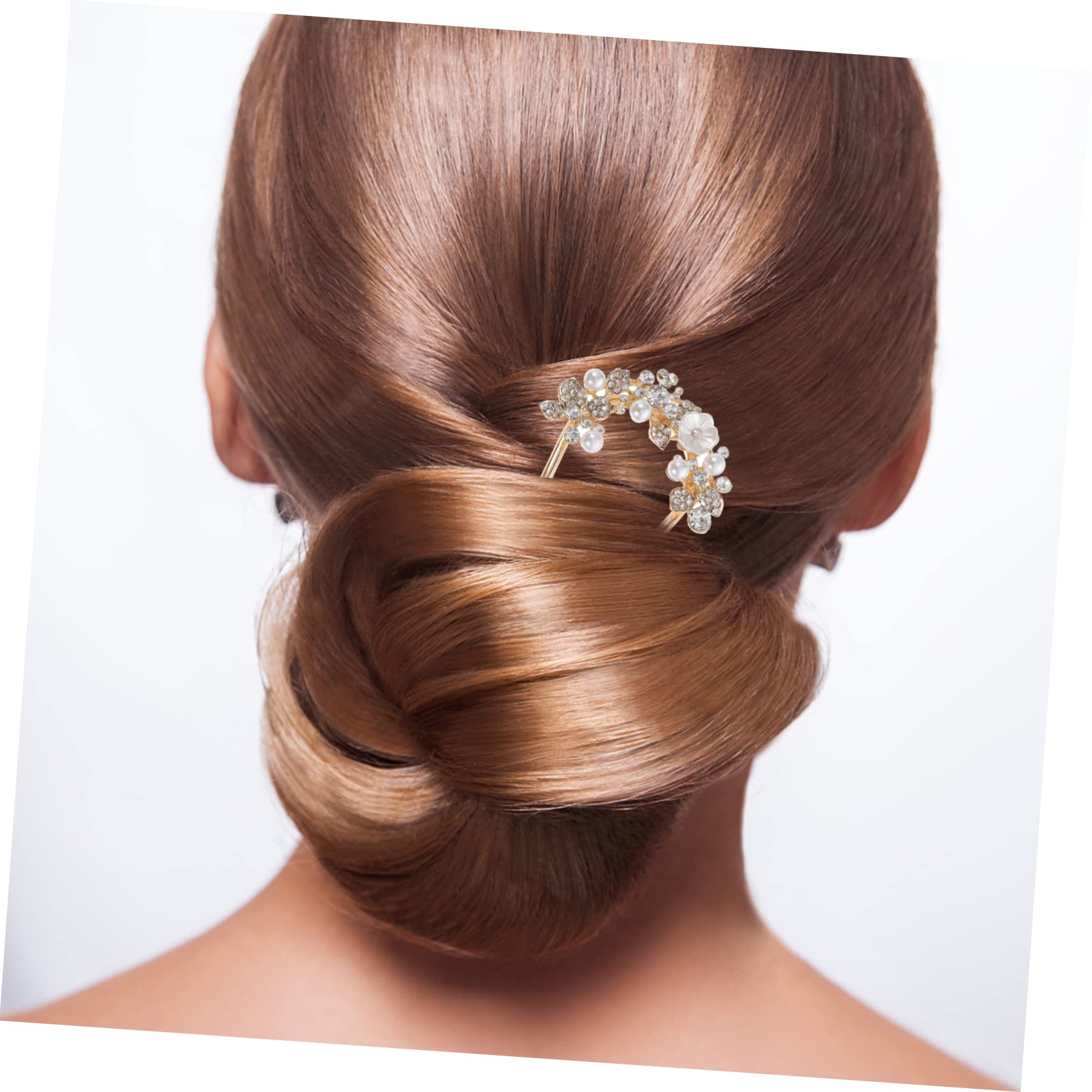 minkissy 3pezzi Fermaglio Elegante Per Con Perle e Strass Accessorio Moda Per Donne e Ragazze Design Raffinato Per Acconciature Formali e Informali