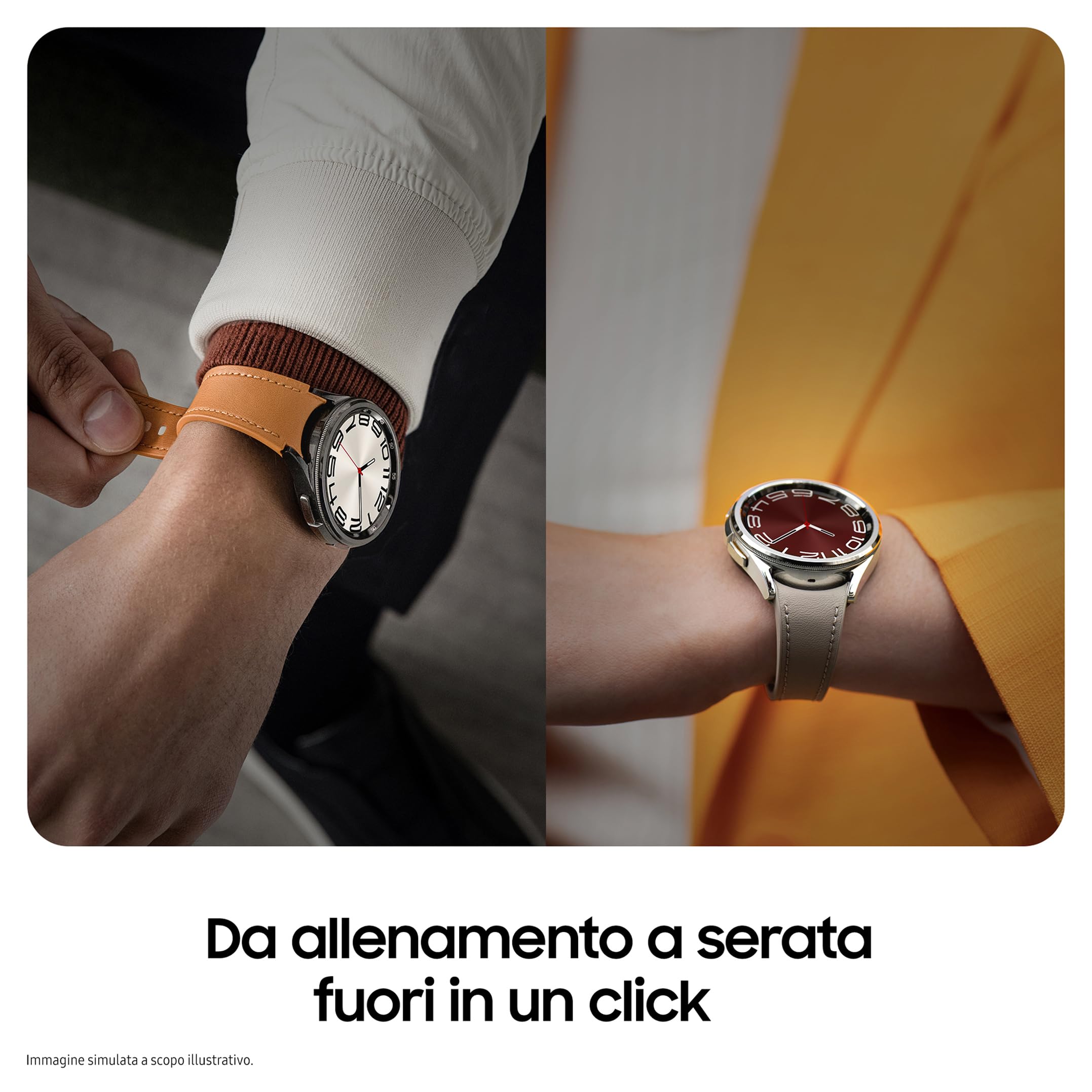 Samsung Galaxy Watch6 Classic 47mm Smartwatch Fitness Tracker, Monitoraggio Benessere, Batteria a lunga durata, Bluetooth, Ghiera Interattiva in Acciao Inox, Graphite [Versione italiana]