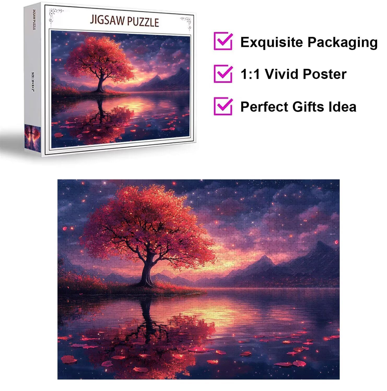 Puzzle 4000 Teile Baum Herausforderndes Klassische Puzzles, n-771