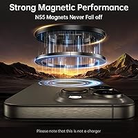 Vista 6 de SYNCWIRE Fits MagSafe Car Mount, Magnetic Phone Holder for Car Dashboard, [Flexible Three-axis] 360° Rotation Magnetic Car Mount Strong Magnets Car